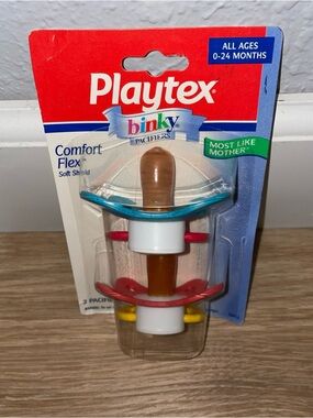 Vintage Playtex Binky Comfort Flex Pacifiers NOS NEW